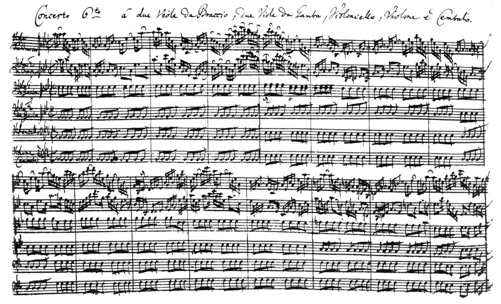 Johann Sebastian Bach [1685-1750]  Brandenburg Concerto no 6.