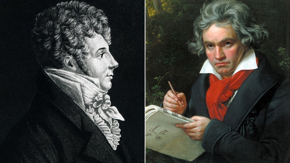 Ludwig van Beethoven and Daniel Steibelt