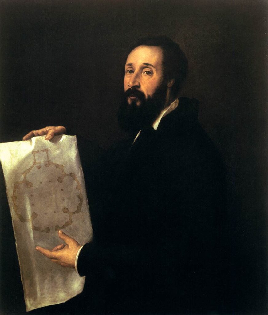 Portrait of Giulio Romano (c.1536) -Titian